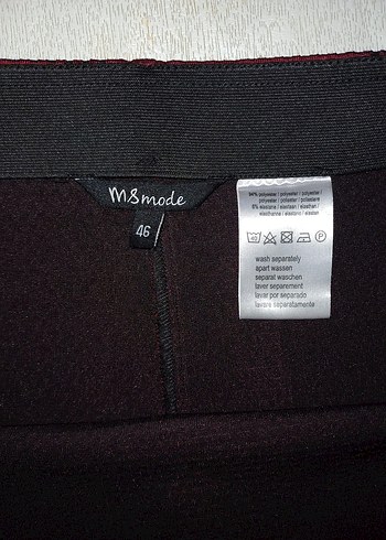 46 Beden bordo Renk Bordo Midi Etek