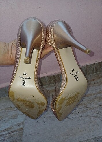 39 Beden camel Renk Stiletto Ayakkabı