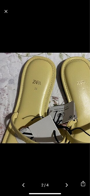 Zara Zara yeni etiketli terlik