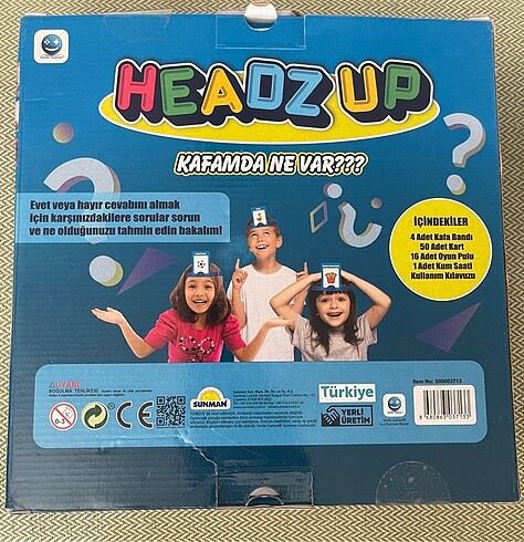  Headz Up aile oyunu