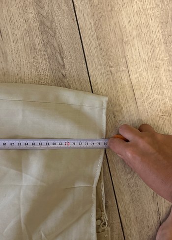 Bej Hamile Uzun Pilili Etek - Görsel 3