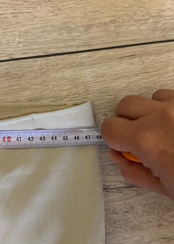 Bej Hamile Uzun Pilili Etek - Görsel 2