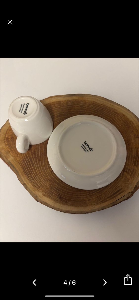 Bonna porselen kahve fincanı takımı - Görsel 4