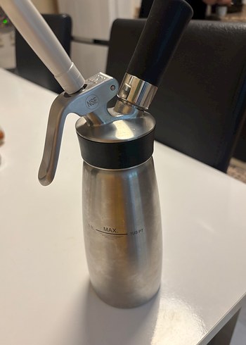 Gri Paslanmaz Çelik Krem Şanti Haznesi - Görsel 3