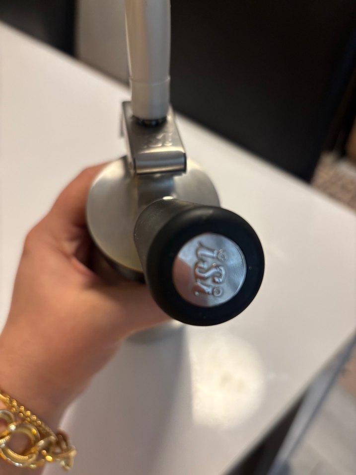 Gri Paslanmaz Çelik Krem Şanti Haznesi - Görsel 2