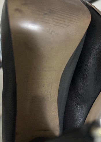 Siyah Deri Stiletto Topuklu Kadın Bot - Görsel 5