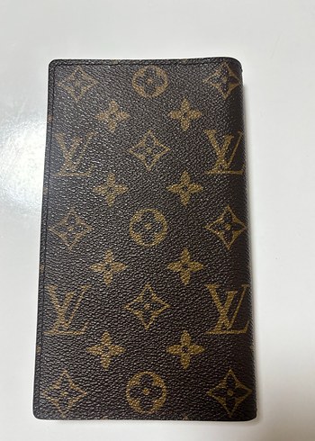 Kahverengi Louis Vuitton Baskılı Deri  kartlık kartvizitlik - Görsel 4