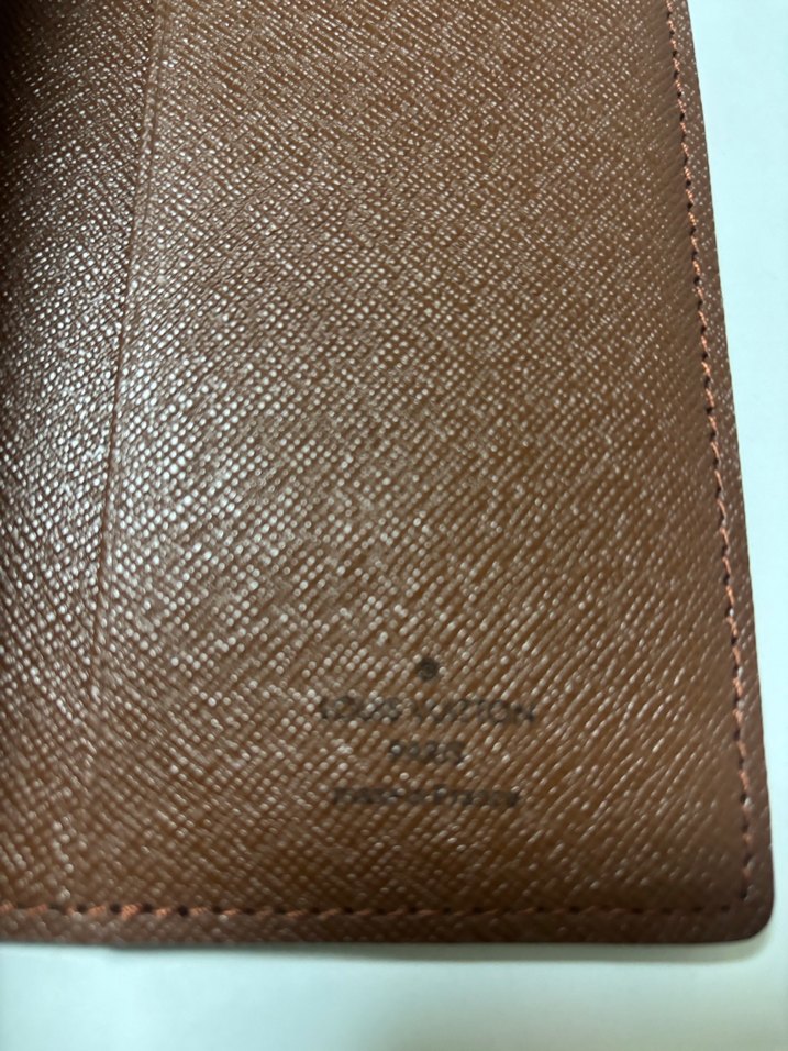 Kahverengi Louis Vuitton Baskılı Deri  kartlık kartvizitlik - Görsel 3