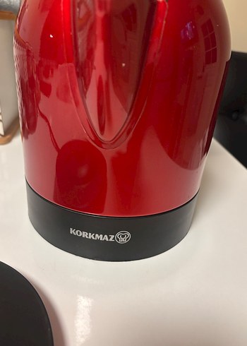 Korkmaz Kırmızı Elektrikli Çaydanlık çaycı - Görsel 6
