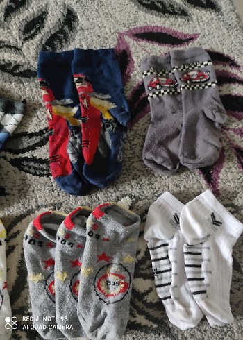 Desenli Gri Erkek Çorapları Seti - Görsel 4