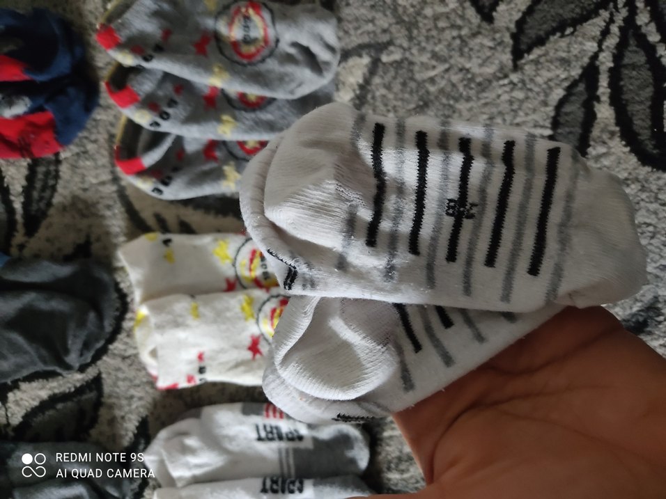 Desenli Gri Erkek Çorapları Seti - Görsel 5