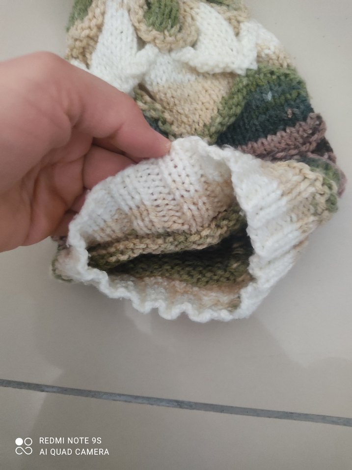 Çok Renkli Bohem Örgü Bere - Görsel 2