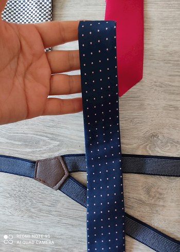 Vintage Gri Erkek Kravatı - Görsel 5