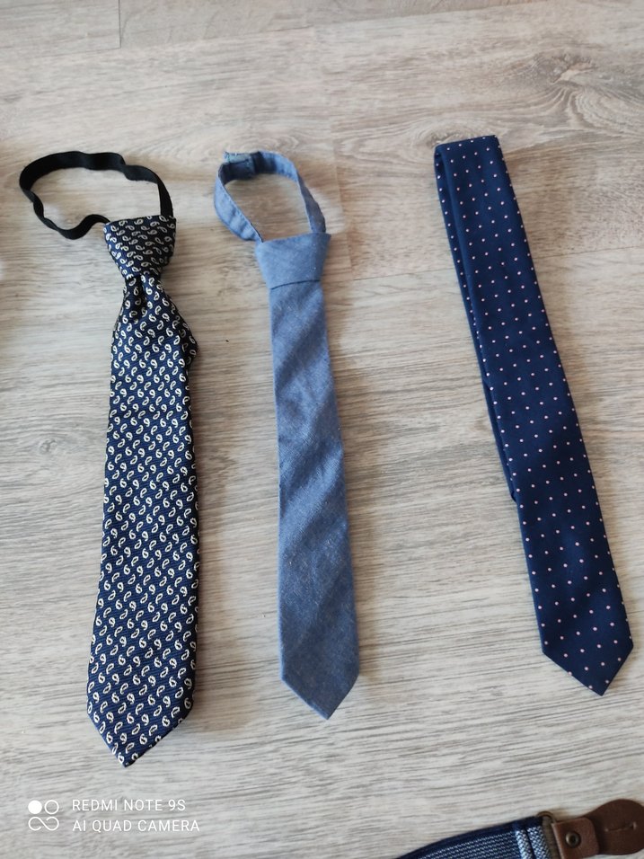 Vintage Gri Erkek Kravatı - Görsel 2