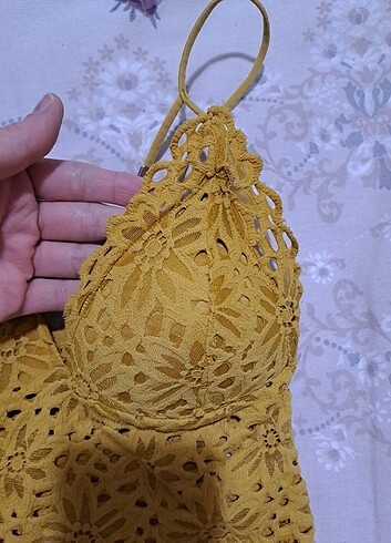 s Beden sarı Renk Penti Bralet