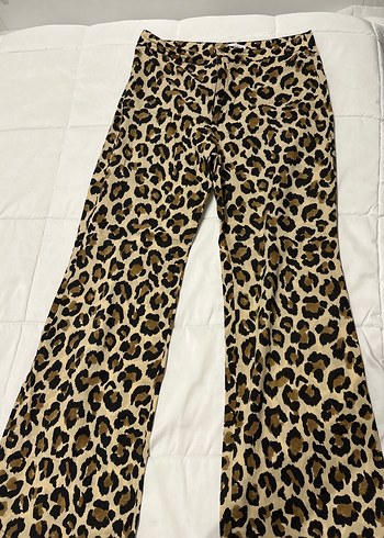 Zara Leopar Desenli Pantolon