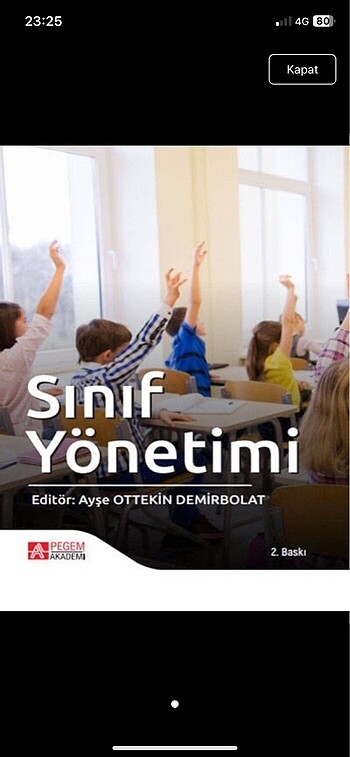 Sınıf yönetimi