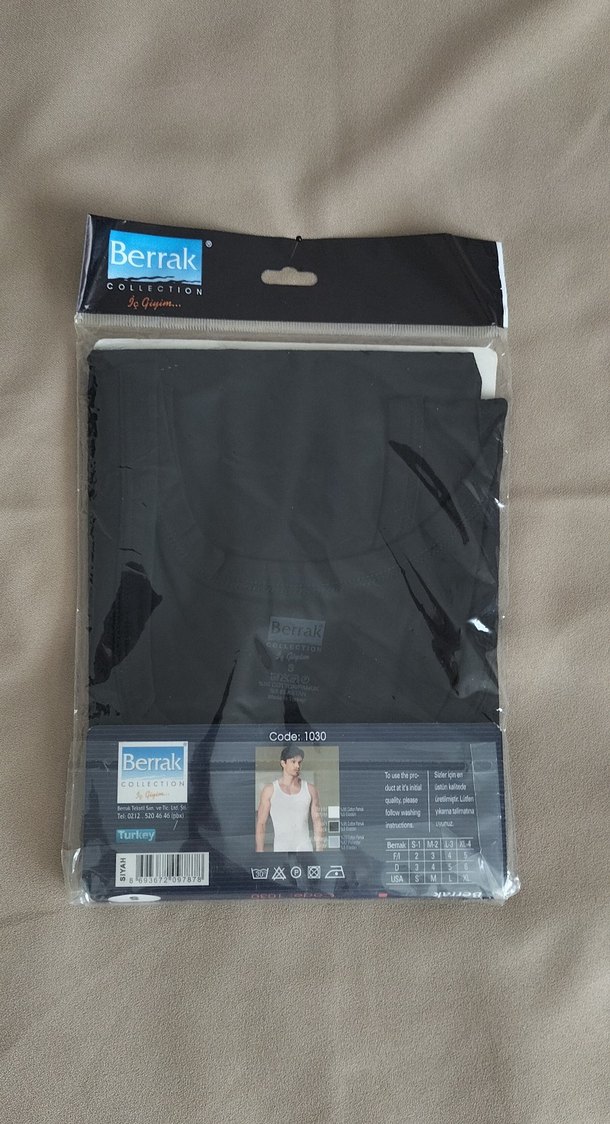 Berrak Erkek Beyaz Atlet, Dar Kesim, Normal Boy - Görsel 4