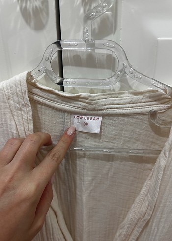 Uzun Kollu Şile Bezi  Sabahlığı - Görsel 2