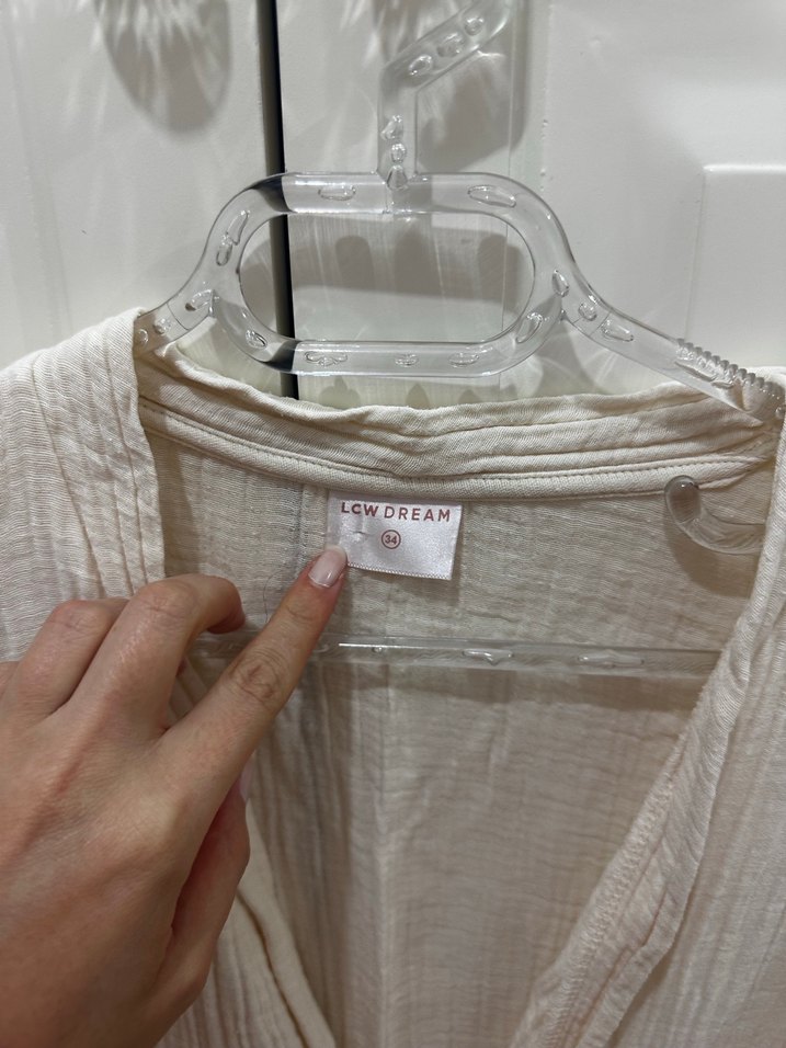 Uzun Kollu Şile Bezi  Sabahlığı - Görsel 2