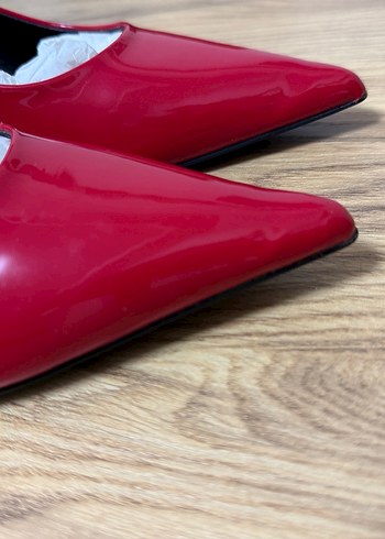 Kırmızı Stiletto Topuklu Ayakkabı - Görsel 6