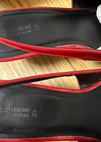 Kırmızı Stiletto Topuklu Ayakkabı - Görsel 3