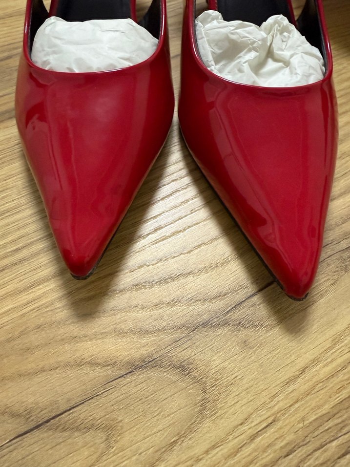 Kırmızı Stiletto Topuklu Ayakkabı - Görsel 4