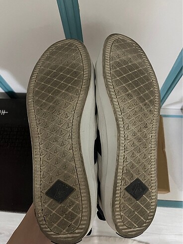 Speery çizgili mavi sneaker - Görsel 6