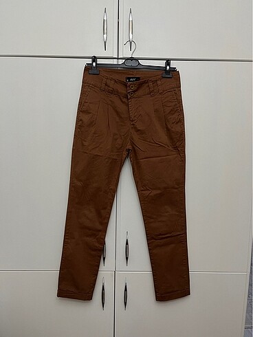 Dilvin kahverengi chino pantolon