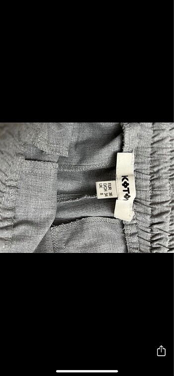 Koton Gri Havuç Pantolon - Görsel 3