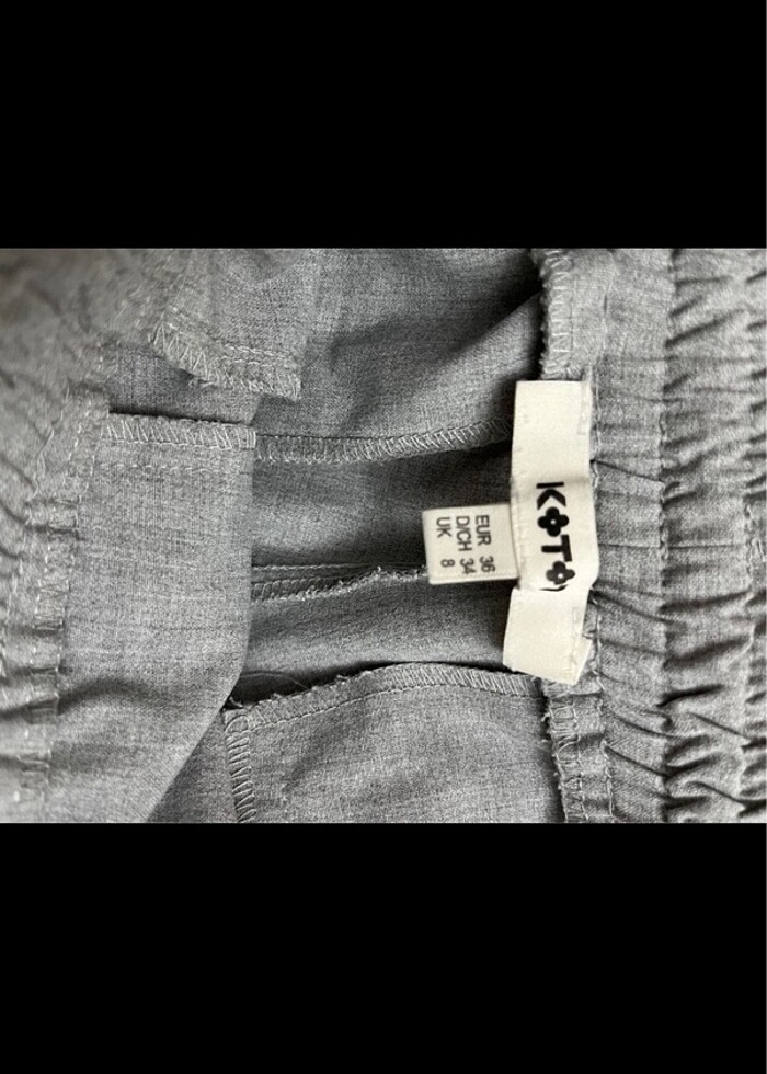 Koton Gri Havuç Pantolon - Görsel 3