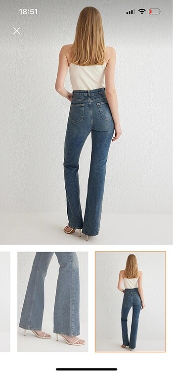 Milla flare jean denim