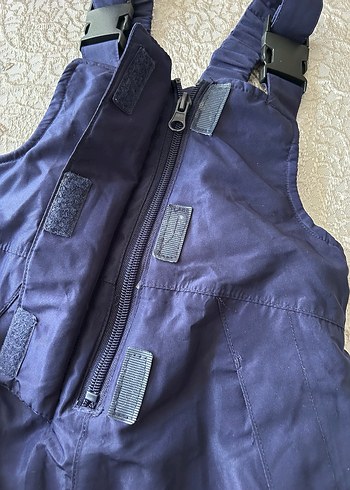 Erkek Çocuk Fermuarlı Mavi Tulum - Görsel 3