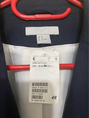 38 Beden H&M Blazer Ceket