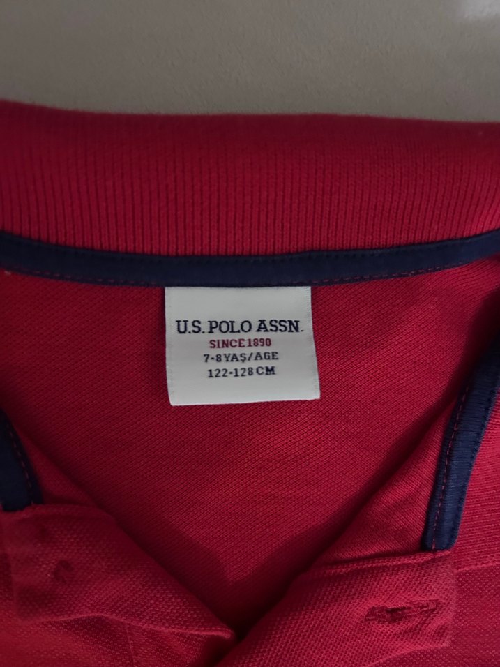 Orijinal Kırmızı Erkek Çocuk Polo Tişört - Görsel 2