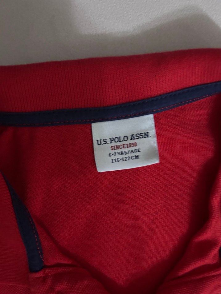 Orijinal Kırmızı Erkek Çocuk Polo Tişört - Görsel 2