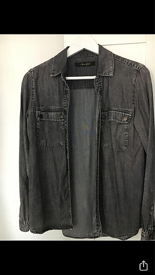 Mavi pull and bear kot gömlek