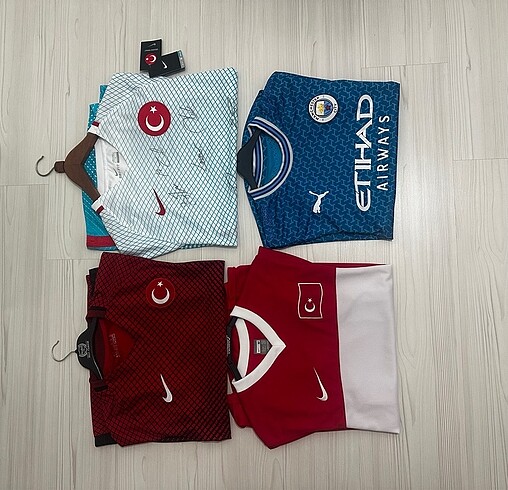 3 Adet Orjinal Milli Takım, 1 Adet M.City Orjinal Forma