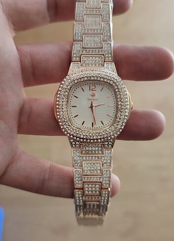 15-KOD 1 SPOLO TAŞLI KADIN SAATİ ROSE GOLD