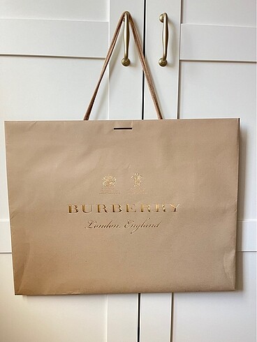 Orjinal burberry poşet