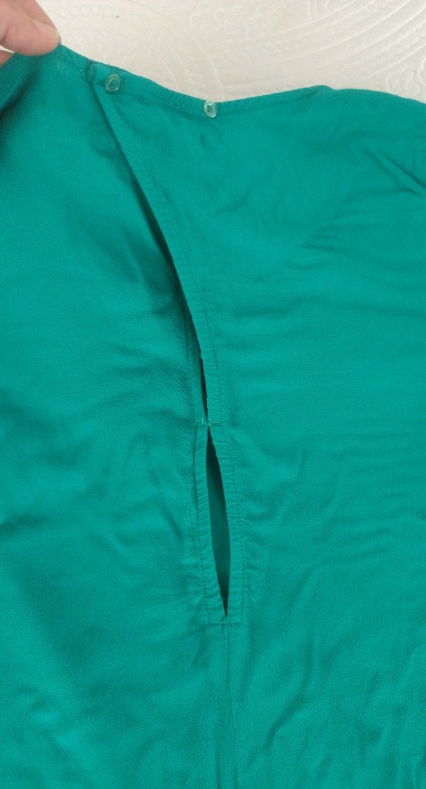 Yeşil Kadın Basic Kısa Kollu Tişört - Görsel 4