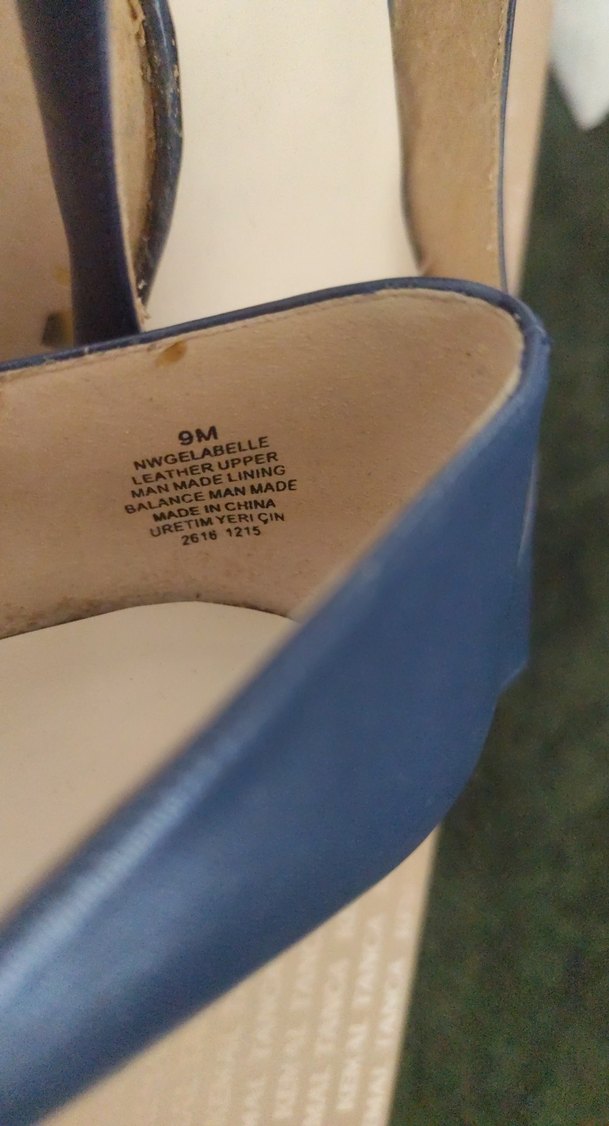 Klasik Lacivert Dolgu Topuklu Kadın Ayakkabı - Görsel 4