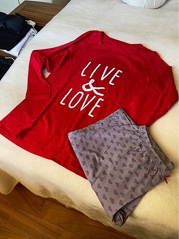 Enflish home pijama ev giyim