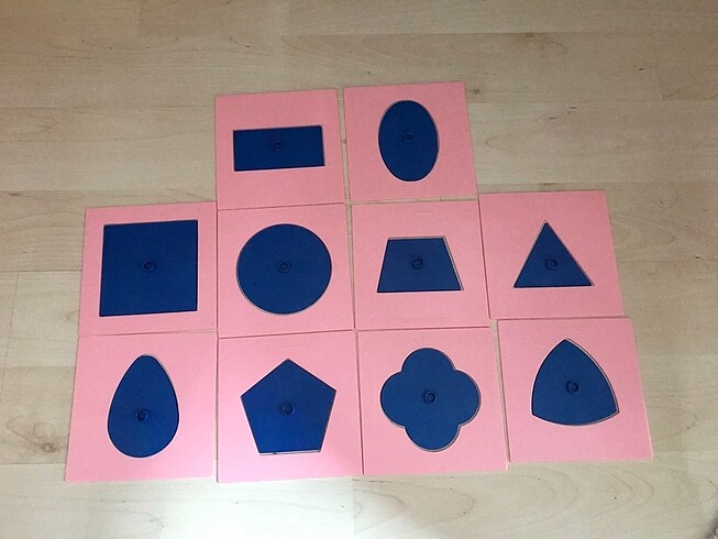 Montessori yazı materyali