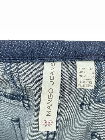 40 Beden lacivert Renk Mango Jean / Kot %70 İndirimli.