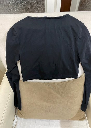 Siyah Uzun Kollu Body - Görsel 3