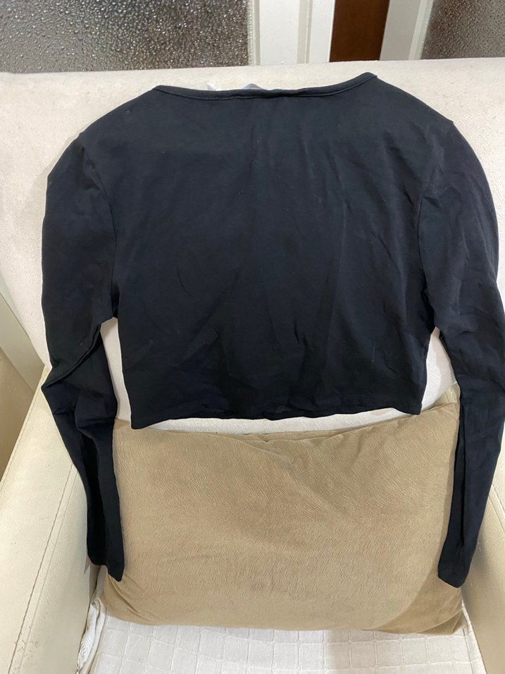 Siyah Uzun Kollu Body - Görsel 3