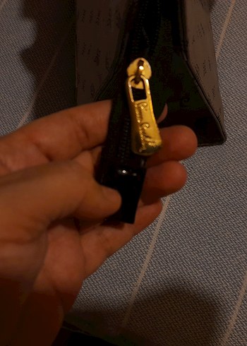 Klasik Bakır Renk  Parlak Deri Kadın Çanta - Görsel 8