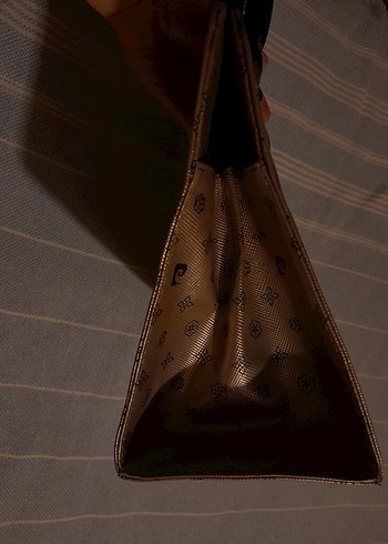 Klasik Bakır Renk  Parlak Deri Kadın Çanta - Görsel 7