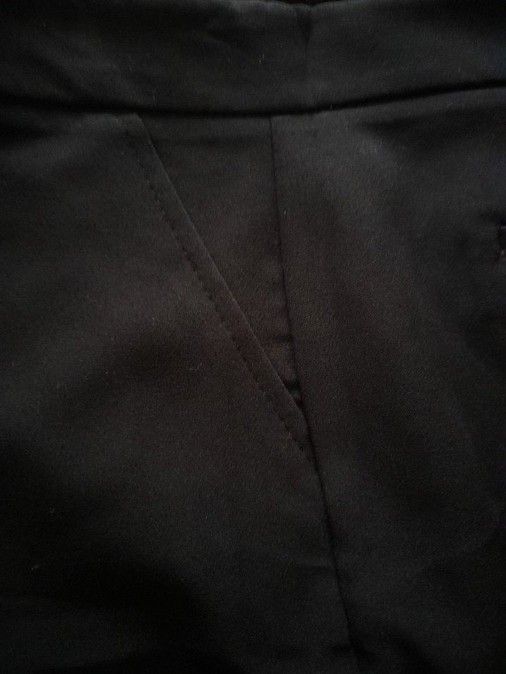 Siyah Maxi Kadın Kumaş Pantolon.İnce yazlıktır. - Görsel 5